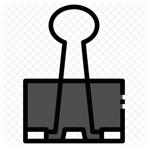 Binder Clip Icon - Icon (512x512)