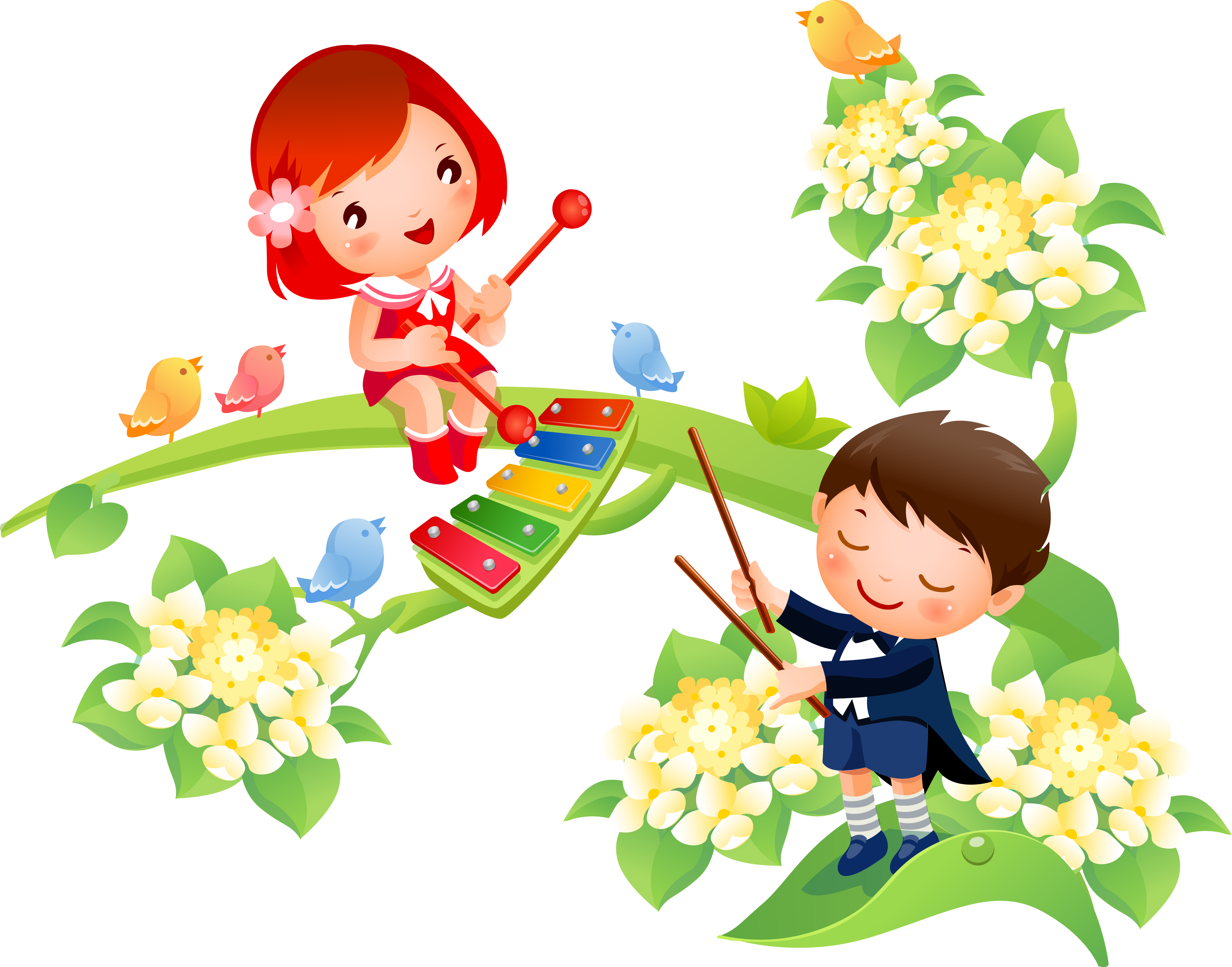 Рисованные Дети На Прозрачном Фоне - Kid Vector (4102x3219)