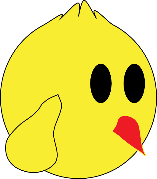 Yellow Chick - Yellow (512x582)