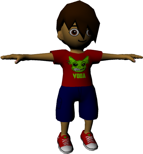 3d Character Model - Cartoon (640x640)