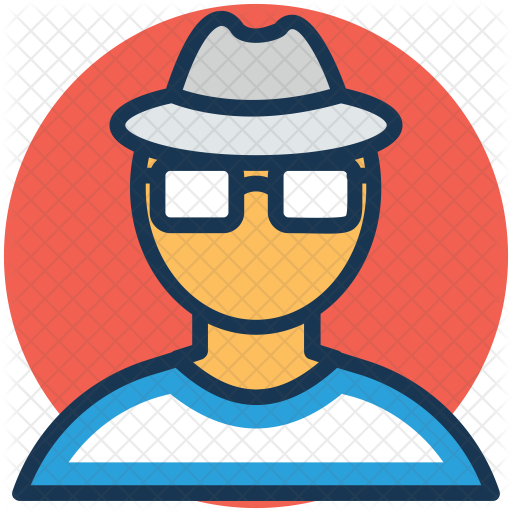 Detective Icon - Cartoon (512x512)