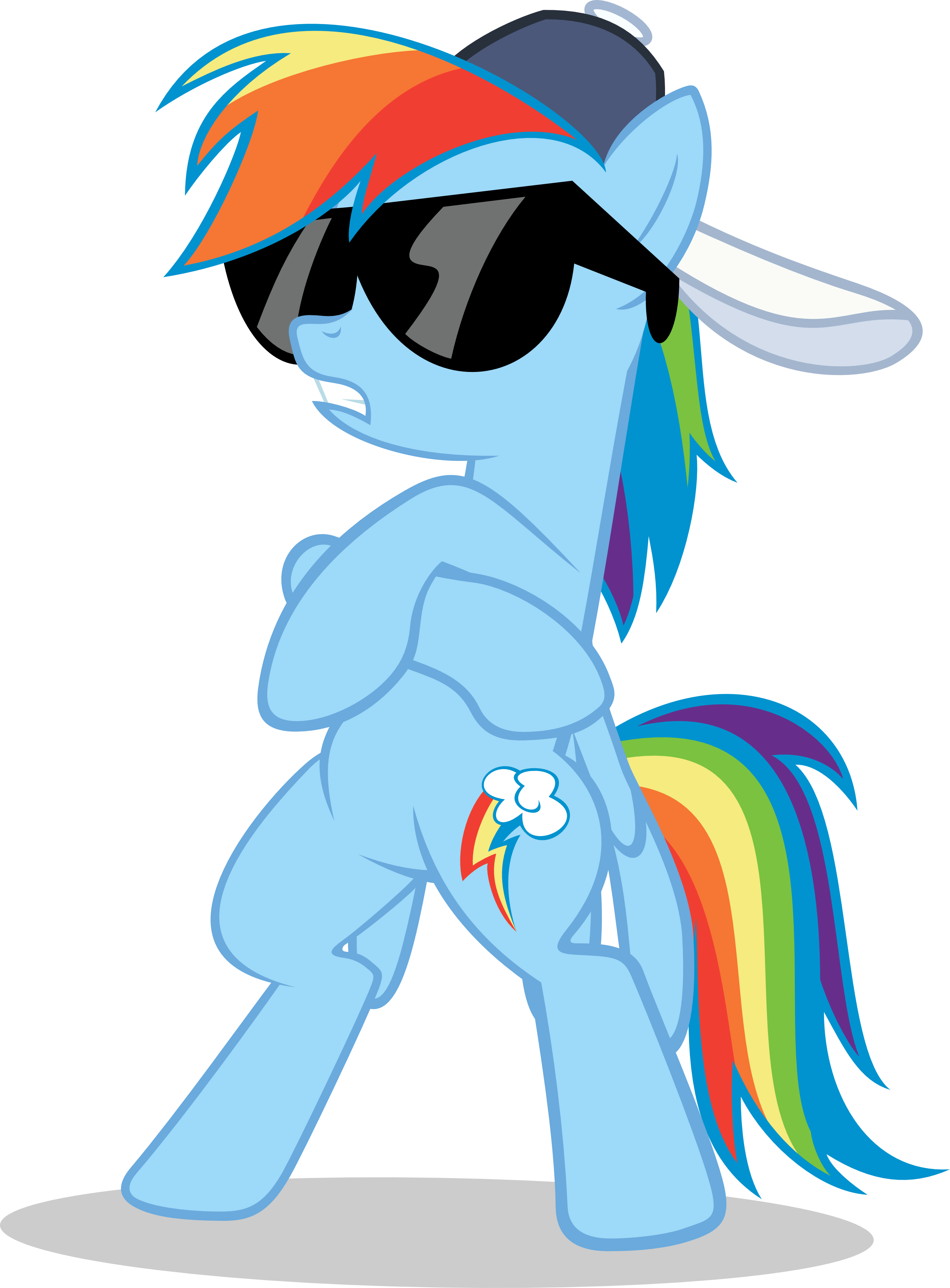 Thug Life Pony (3000x4069)