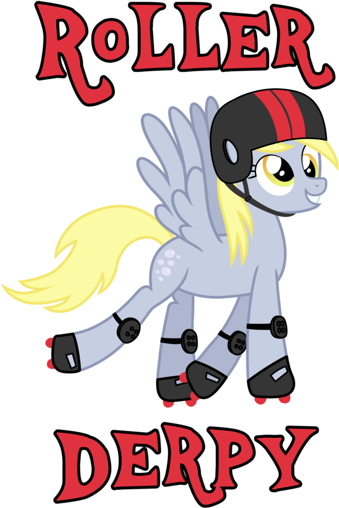 Roller Derpy By Likemike213 - Cartoon (757x1056)