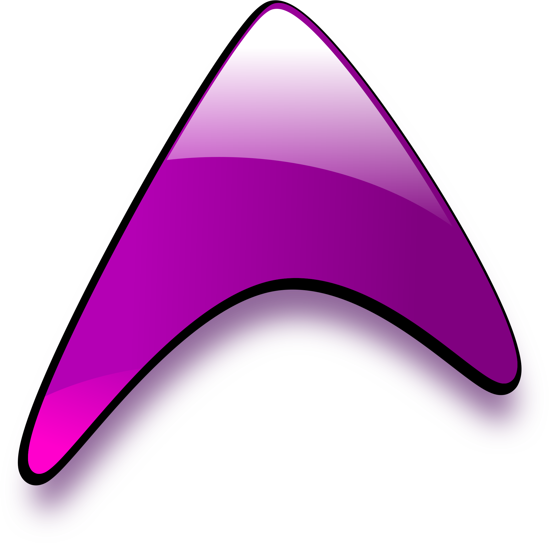 Up Arrow - Glossy Arrows (2400x2400)