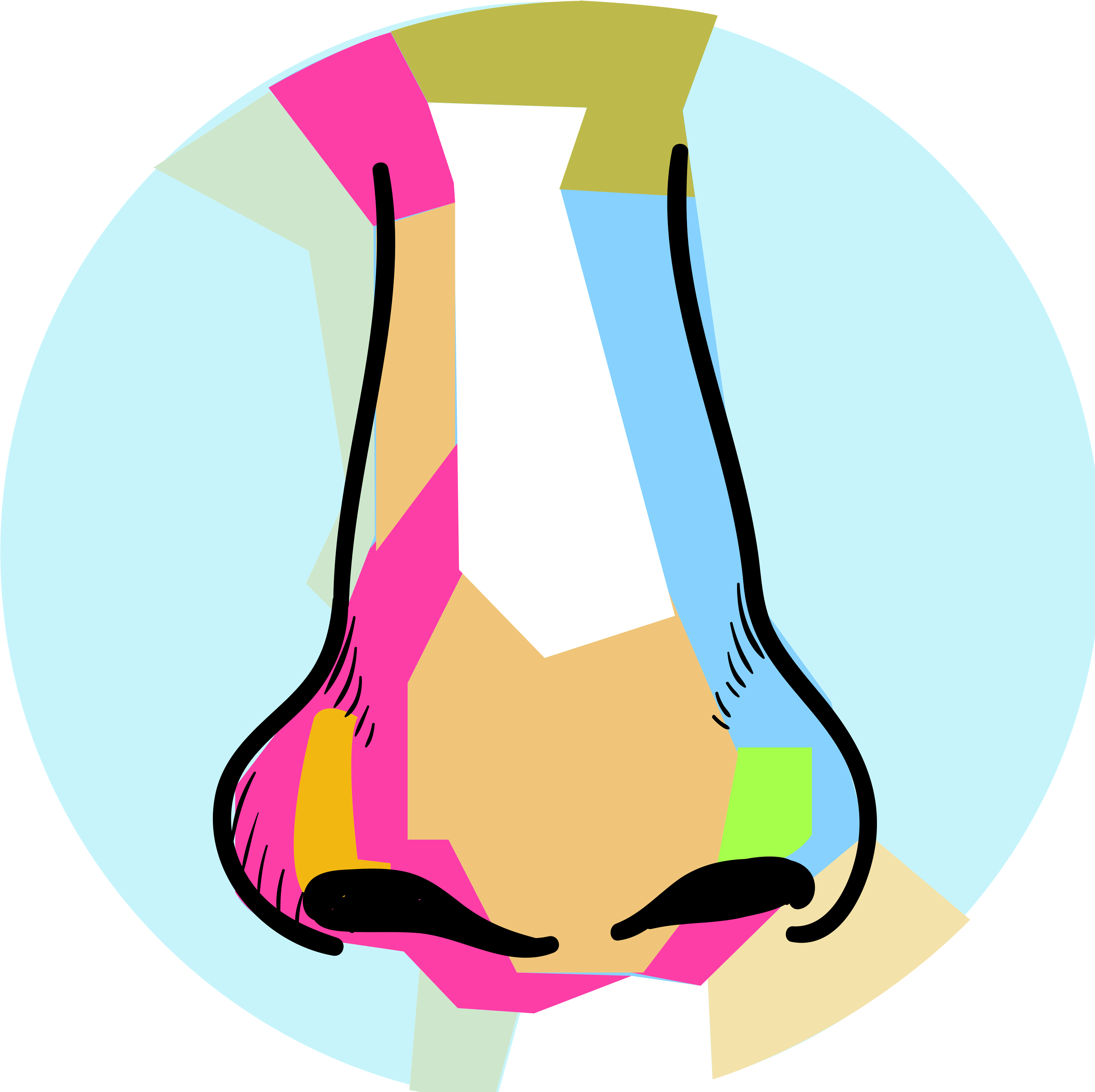 Nose Euclidean Vector Clip Art - Circle (3333x3333)