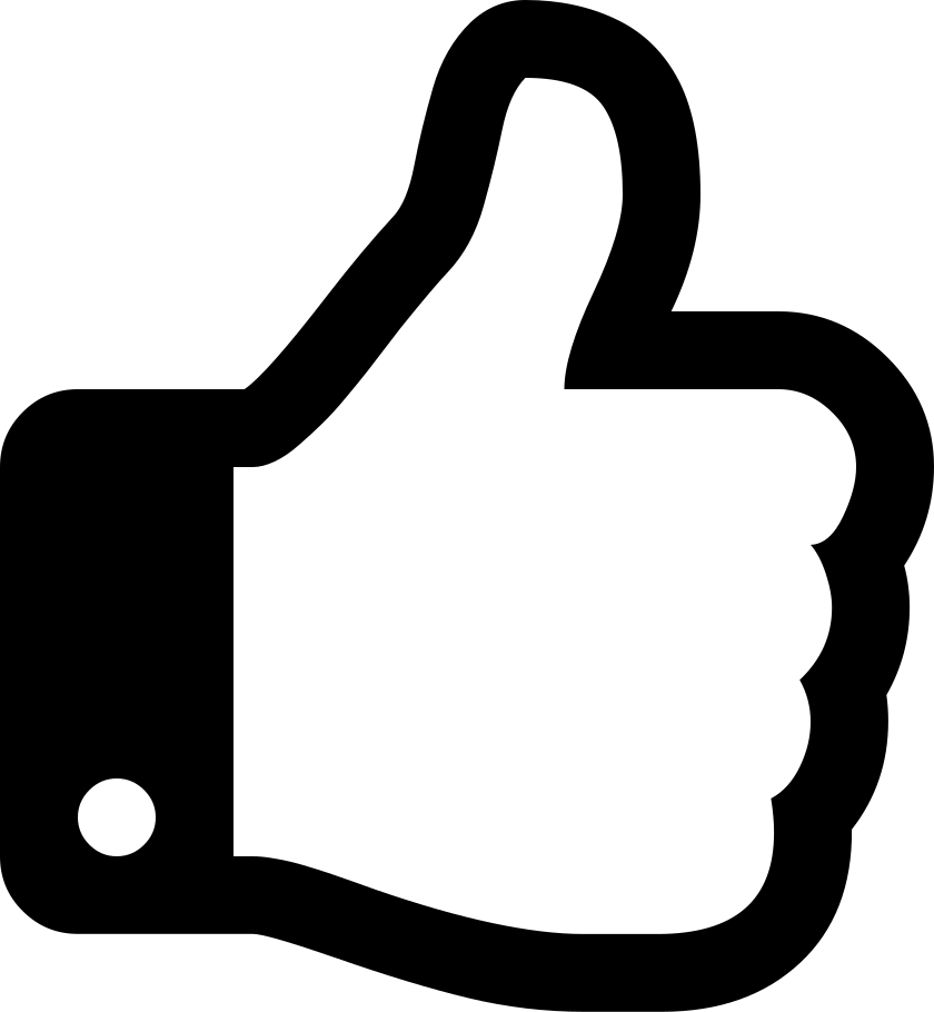 Thumbs Up Comments - Font Awesome Thumbs Up (840x910)