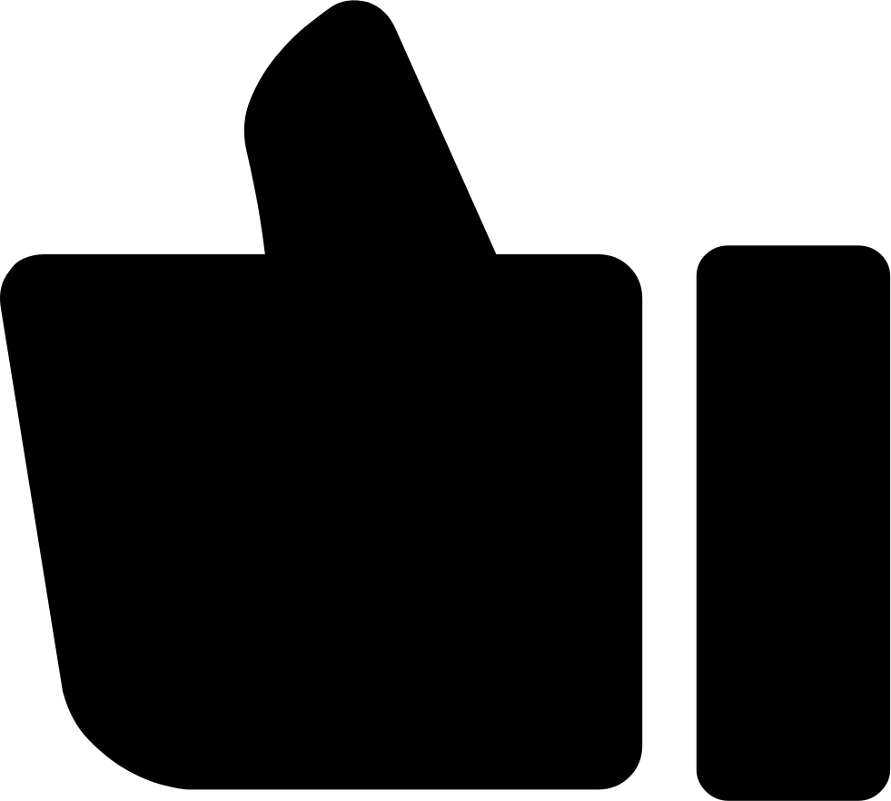 Thumbs Up Like Comments - Sign (981x882)