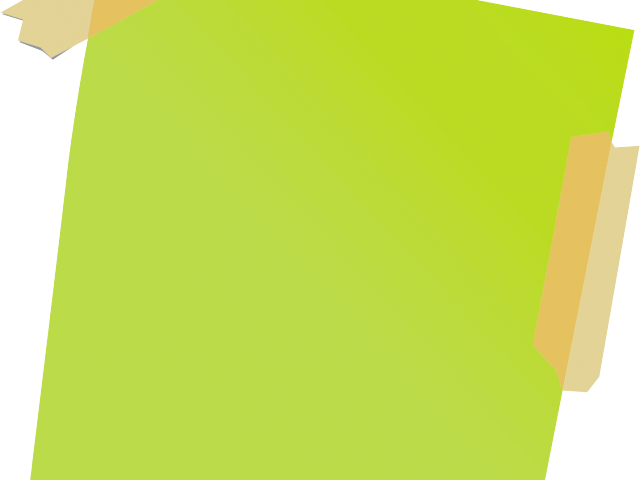 Sticky Note Clipart - Construction Paper (640x480)