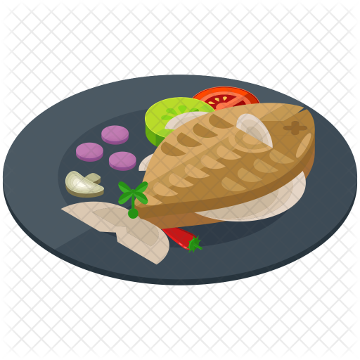 Meal Icon - Fish (512x512)