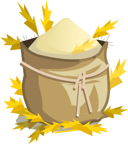 Wheat Flour - 大米 卡通 (500x500)