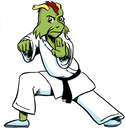 Dragon - Cartoon (425x452)