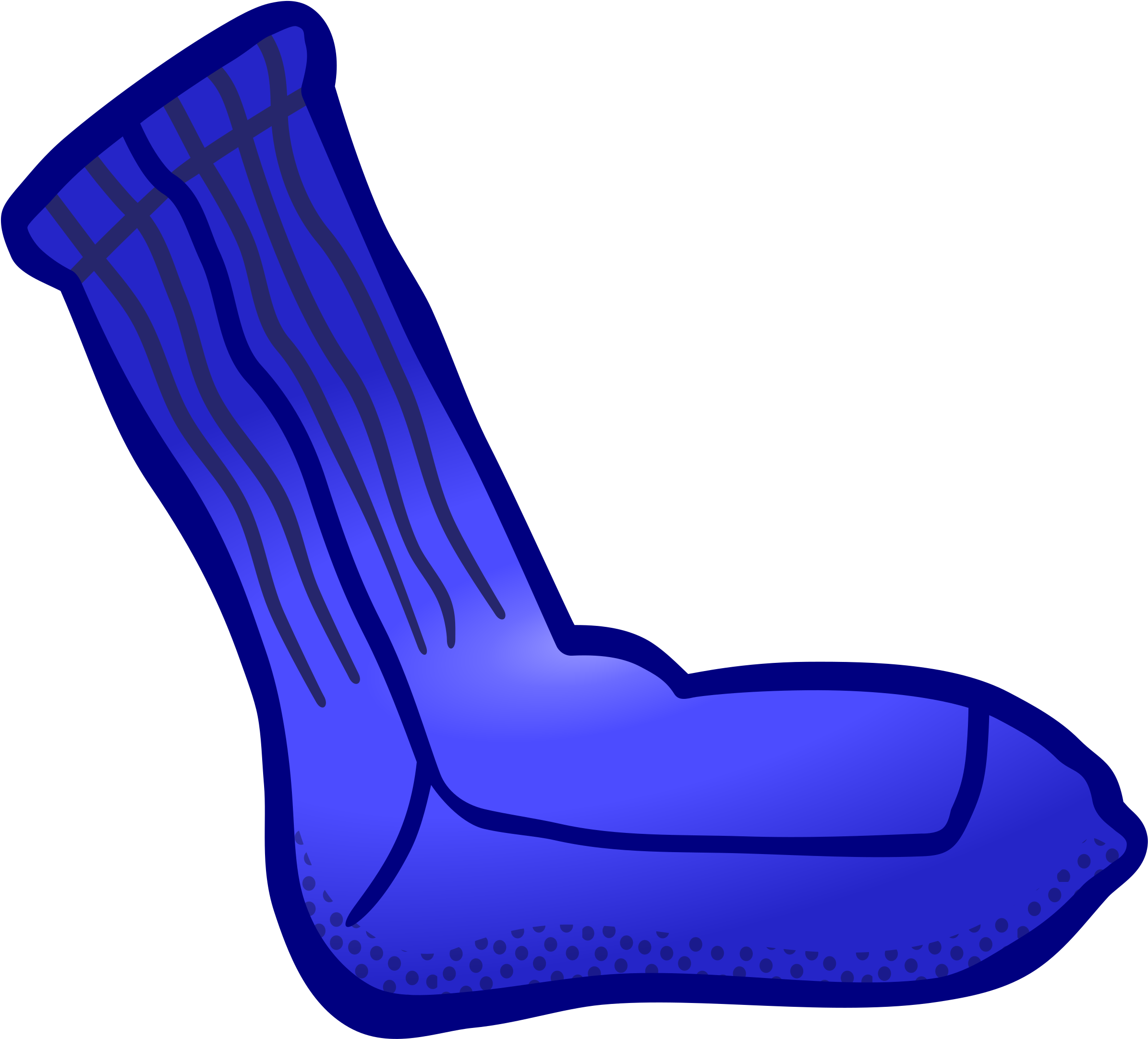 Big Image - Clipart Sock (2400x2400)