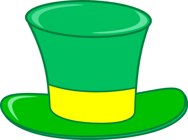 Green Top Hat Transparent (600x449)