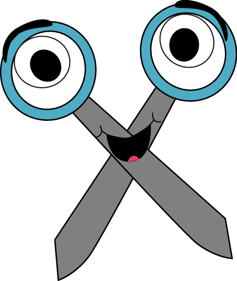 5750 - Cartoon Scissors (470x558)