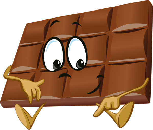 Chocolats - Chocolate Cartoon (600x507)