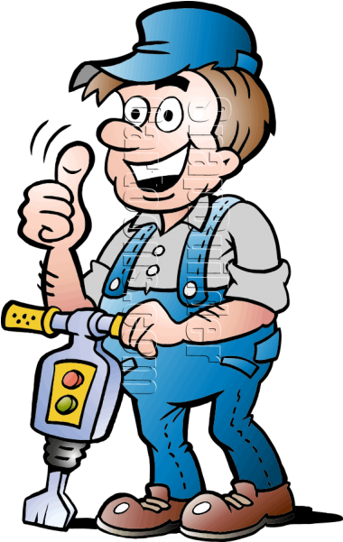 Clipart Bauarbeiter (600x600)