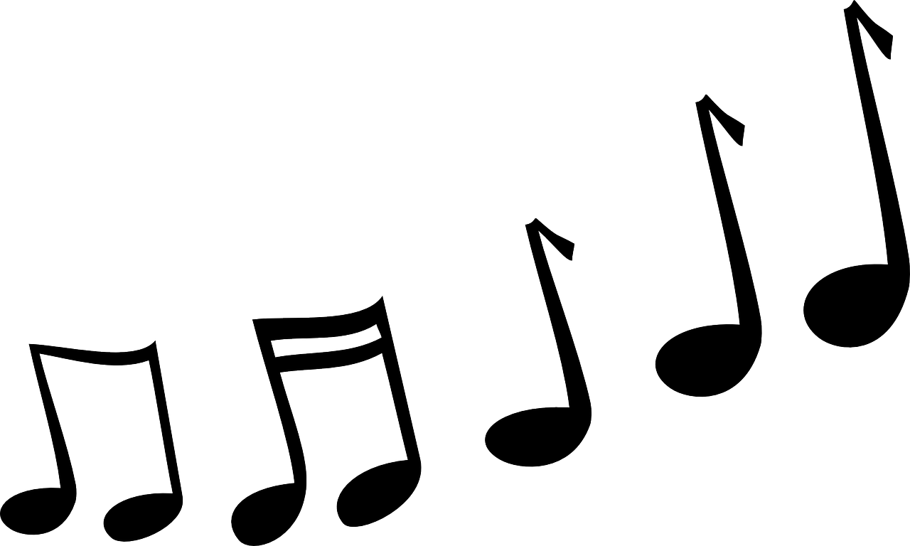 Music Notes Cartoon (1280x768)