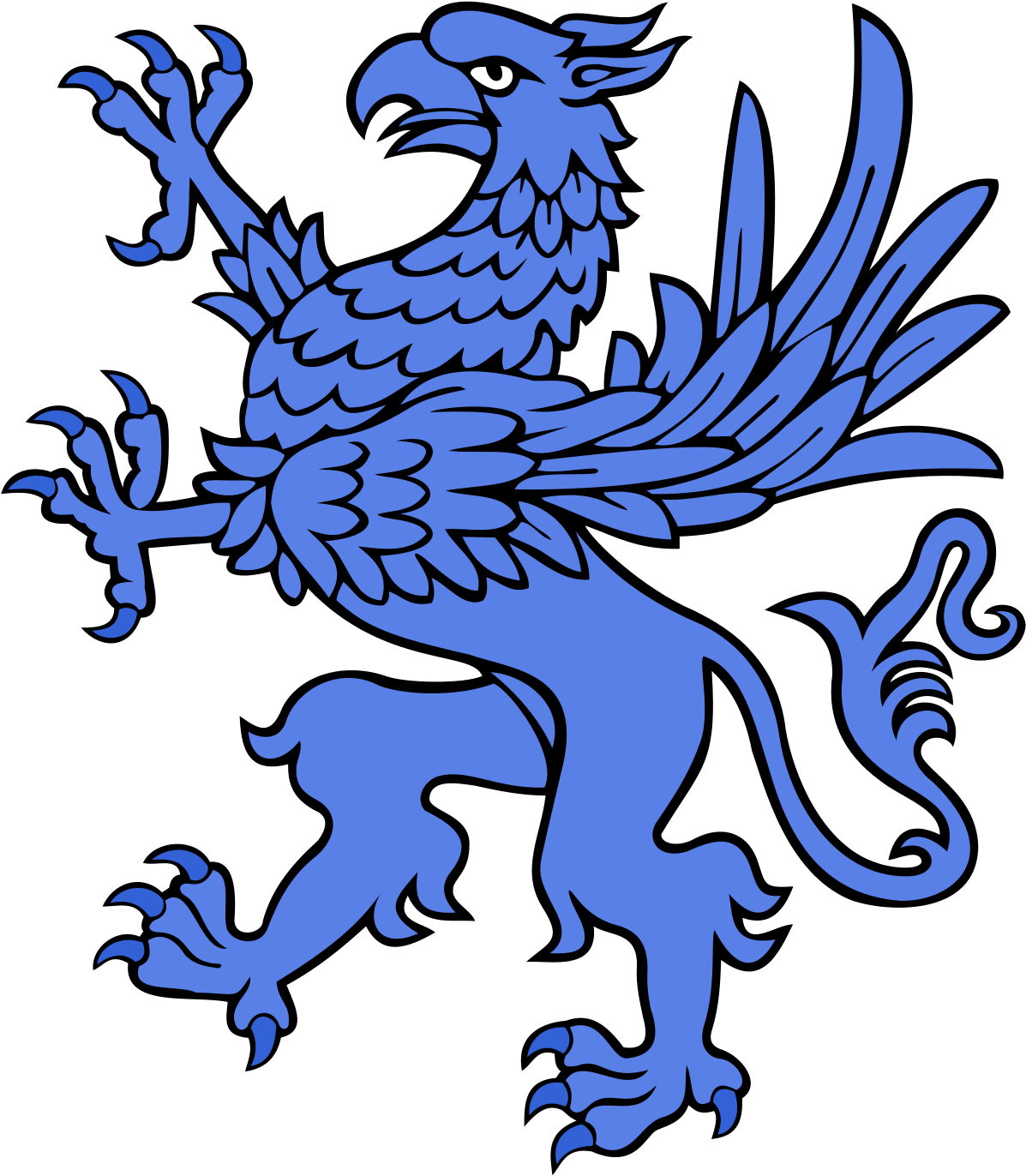 Black And White Griffins (2000x2308)