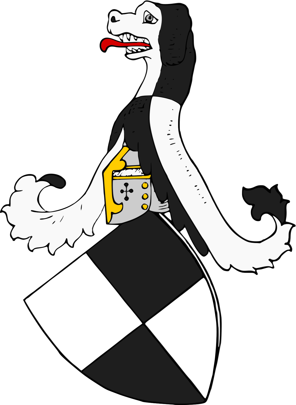 Tiger Coat Of Arms Crusader Kings 2 (1200x1643)