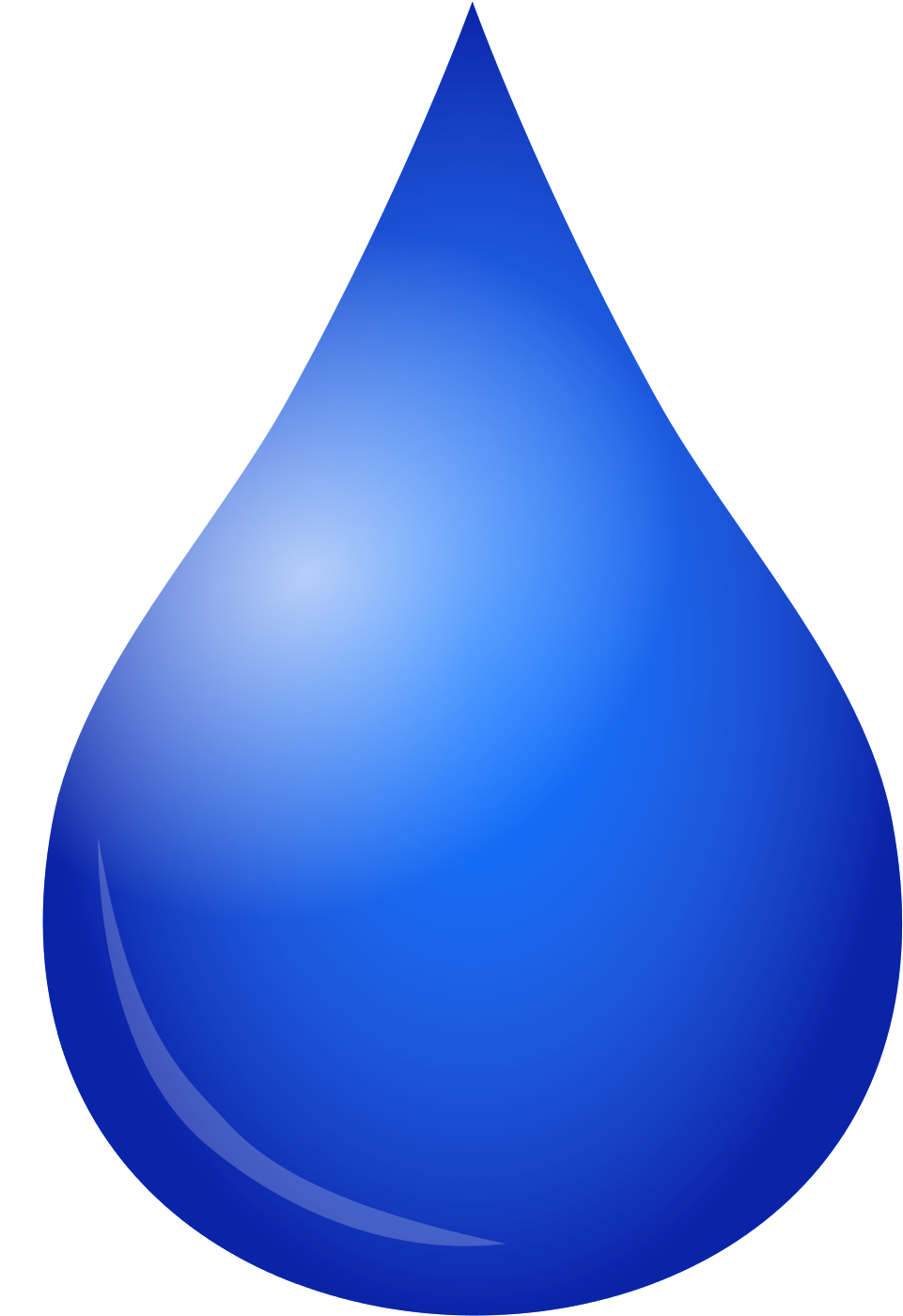 Open - Blue Drop Png (1000x1500)