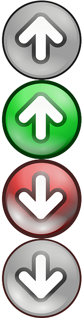 Point, Green, Arrow, Down, Direction, Grey - Arrow (320x640)