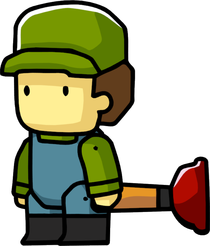 Plumber - Scribblenauts Plumber (707x825)