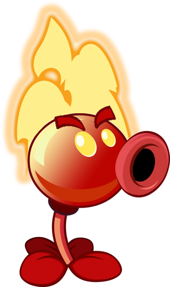 Fire Peashooter - Fire Peashooter (633x985)