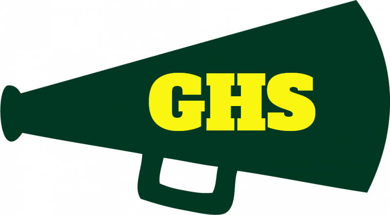 Green Cheer Megaphone - Sign (800x440)