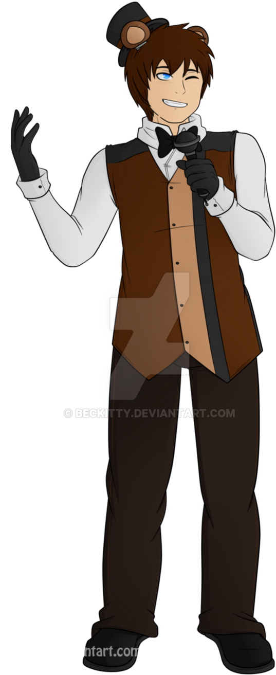 ~human Freddy~ By Beckitty - Freddy As A Human (599x1333)