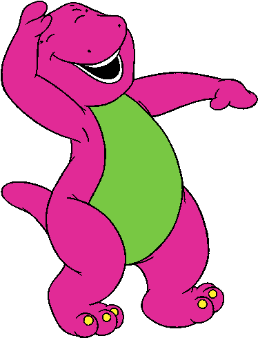 Barney Clipart (400x496)