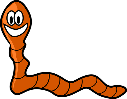 Worm Images - Worm Cartoon (436x340)