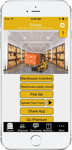 Warehouse Management Screenshot - Flyer (280x548)