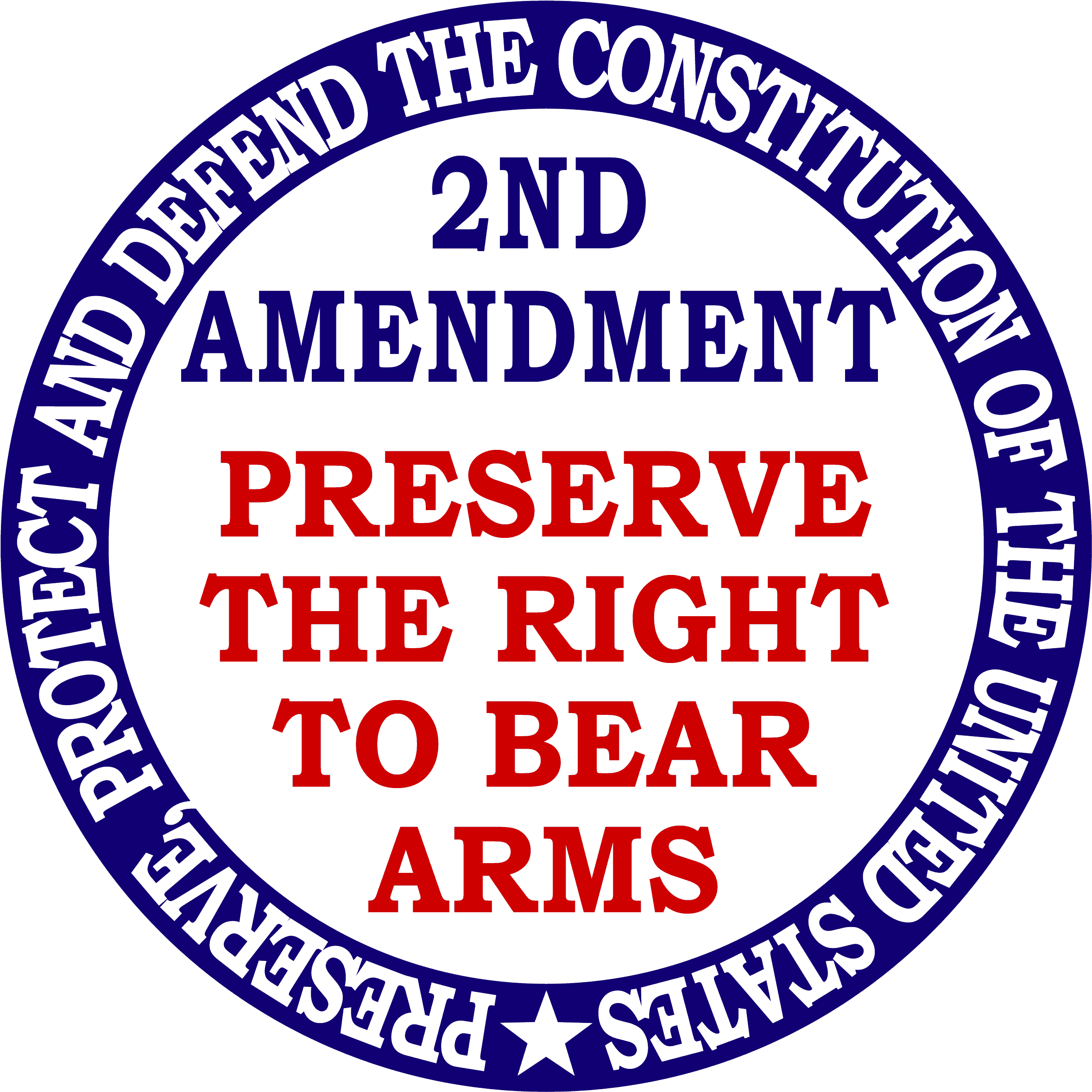 2nd Amendment Tile Coaster (2400x2400)