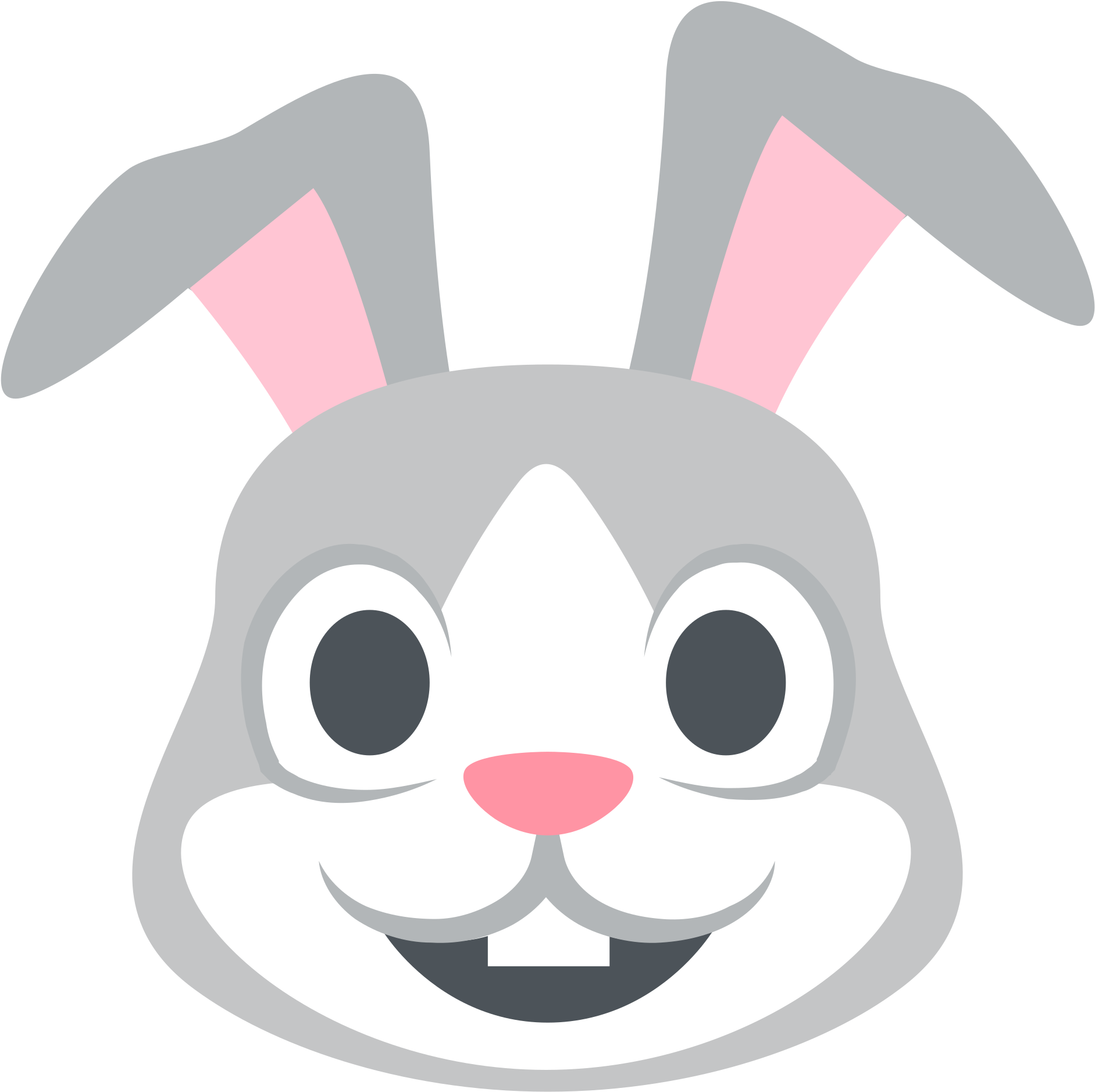 Rabbit Template 9, - Rabbit Emoji (2000x2000)