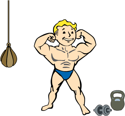 Strength - Fallout 4 Vault Dweller's Survival Guide (prima Official (445x385)