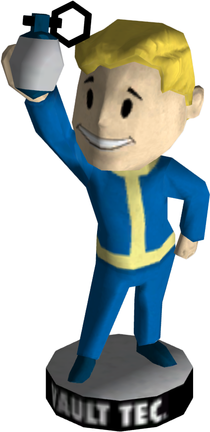 Explosives - Fallout 3 Luck Bobblehead (500x950)