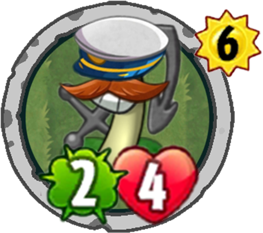 Lieutenant Navy Bean - Plants Vs. Zombies (840x848)