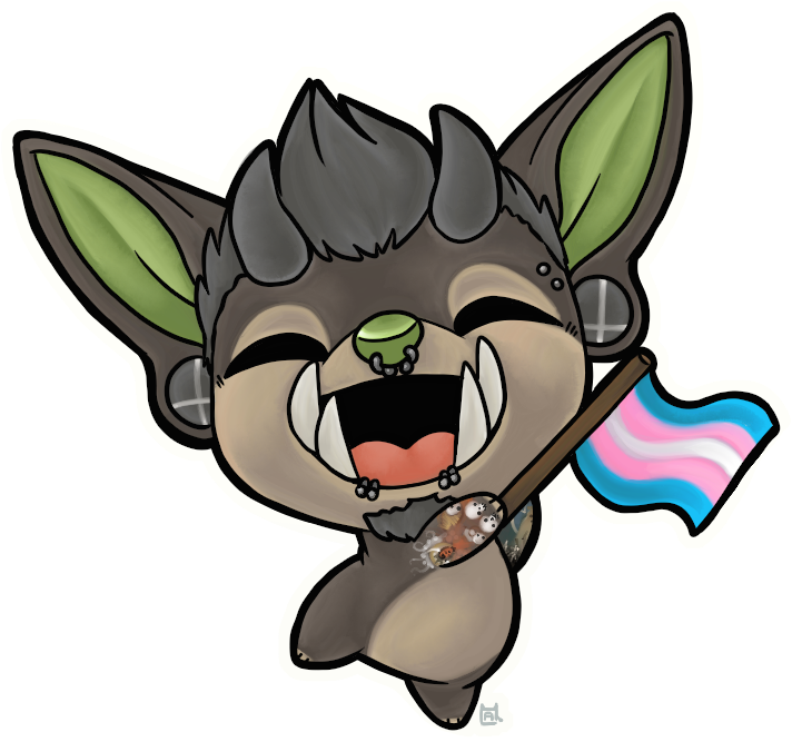 Transgender Pride - Cartoon (800x739)