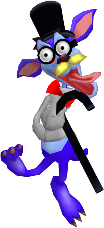 Ripper Roo 20th Anniversary Edition Render - Crash Twinsanity (401x867)