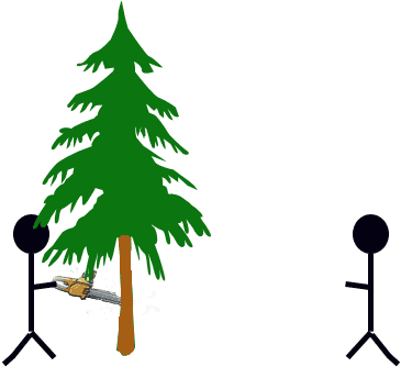 Yet - Tree Getting Cut Down Gif (504x360)