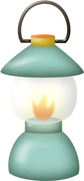 Camping - Camping Lantern Clipart (329x634)