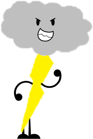 Storm Cloud Pose - Bfdi Cloud (413x578)