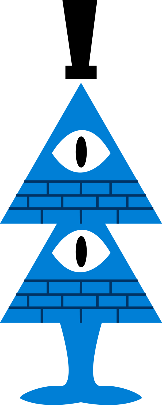 Bill Cipher - Triangle (565x1414)