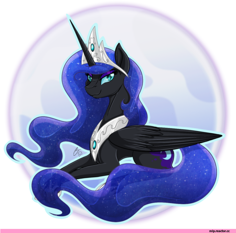 Bill Cipher - Princess Luna (811x808)