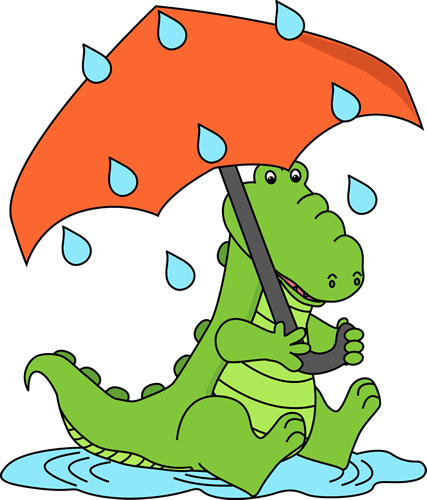 Alligator Sitting In The Rain - Alligators (427x500)