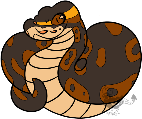Python Clipart Small Snake - Snake (500x445)
