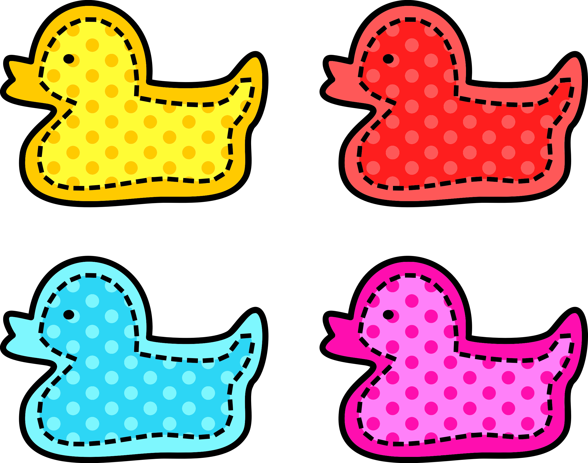 Stitched Ducks - Duck (2400x1890)