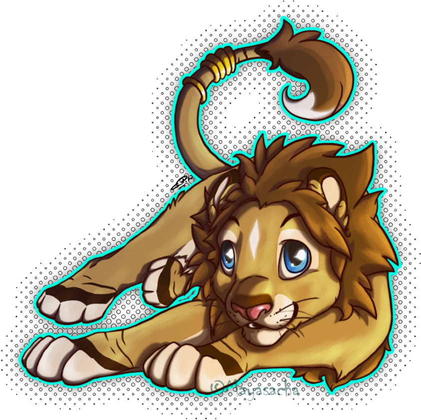 Cute Chibi Lion - Ada Wong (900x856)