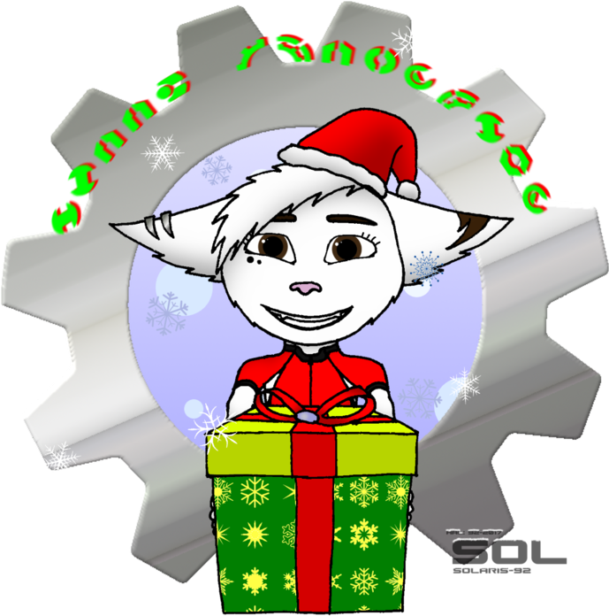 Merry Christmas - Cartoon (894x894)