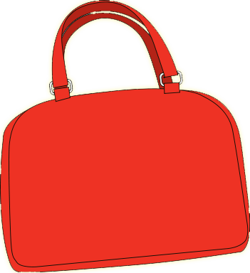 Purse Clip Art (351x384)